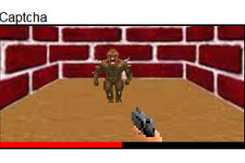 海外プログラマーが『DOOM』風のCAPTCHAテストを制作―ロボットでなければインプを撃て! 画像