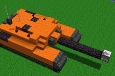 Mod無し『マイクラ』で戦車をビルド!悪戯好きプレイヤーがビルディング・コンテスト中に召喚 画像