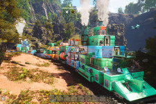 資源を集めて列車を一から組み立てるサバイバルクラフト『レールボーン』発表!植物を集め車内でバイオームを再生【PC Gaming Show 2025】 画像